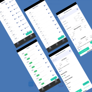 Mobile App interface
